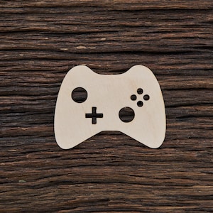 Wooden Joystick Shape For Crafts And Decoration - Laser Cut - Game Pad Joystick - Video Game Joystick