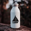 Sailboat Vinyl Sticker Decal - High Quality  - Sailboat Monogram - Nautical Decor - Ship Decor - Laptop Stickers product logo