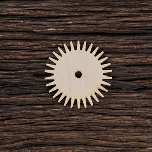 Wooden Steampunk Gear for Decoration - Laser Cut - Steampunk Gears - Wooden Cogwheel - Industrial Decor