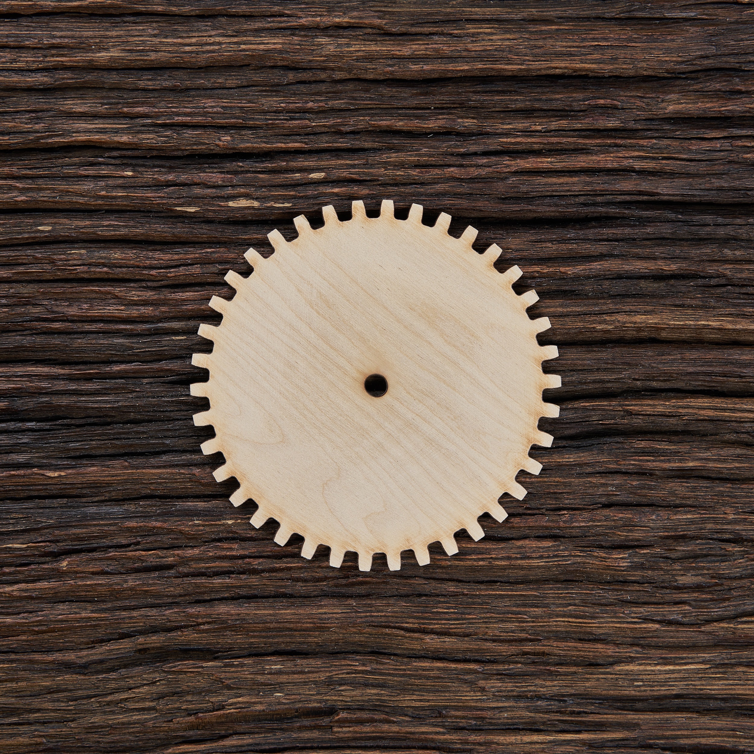 ARMLAZER Ingranaggio in Legno impostato fino a 150mm Artigianato e Decorazioni incompiute Design Steampunk fai da te Dipingi gli ingranaggi Forniture artigianali