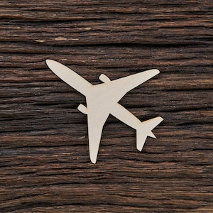 Wooden Boeing Airplane Shape For Crafts And Decoration - Laser Cut - Plane - Airplane Party - Airplane Birthday - Travel Airplane