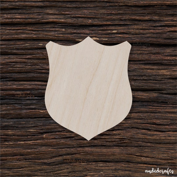 Wooden Shield Cutout Shape For Crafts And Decoration - Laser Cut - Medieval Shield - Blank Shield - Larp Shield - Warrior Shield