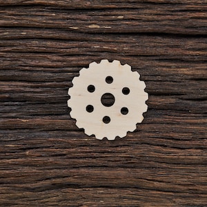 Wooden Steampunk Gear for Decoration - Laser Cut - Steampunk Gears - Wooden Cogwheel - Industrial Decor
