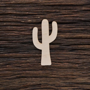 Grande forma di cactus in legno per artigianato e decorazione - Taglio laser - Arte dei cactus - Siluetta del cactus - Pianta di cactus - Regali di cactus