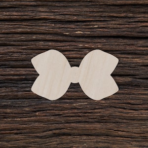 Mermaid Tail Bow Wooden Cut Outs, Hair Bow Template,tools for Bow Making,wood  Tracing Template,wood Big Bow,crafting Wood Laser Cut Tags 