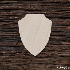 Escudo antiguo de madera para manualidades y decoración, cortado con láser, escudo medieval, escudo en blanco, escudo de LARP, escudo de guerrero