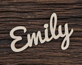 Wooden Custom name sign for Crafts & for Decoration - Laser Cut - Rustic Name Sign - Nursery Name Sign - Name Tags