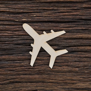Wooden Airplane Shape For Crafts And Decoration - Laser Cut - Plane - Airplane Party - Airplane Birthday - Travel Airplane