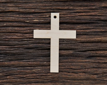Wooden Cross Shape for Crafts - Laser Cut - Wall Cross - Blank Cross - Cross Decor