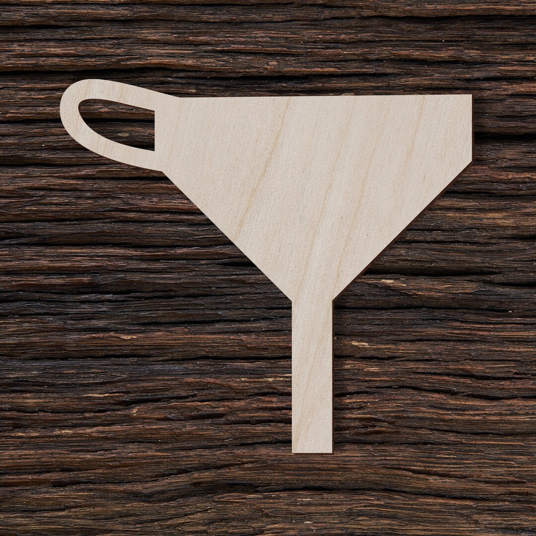 Wooden Funnel for Crafts and Decorations - Small Funnel - Liquid Funnel ...