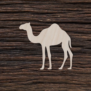 Cammello in legno per artigianato e decorazioni - Camel Cut Out - Camel Shape - Camel Earrings