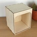 Wooden Double Book Nook Shape For Crafts And Decoration - Book Nook Kit - Shelf Insert - Alley Nook - Diy Book Nook - Library - UNASSEMBLED 