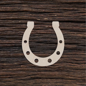 Wooden Horseshoe Shape For Crafts And Decoration - Laser Cut - Lucky Horseshoe - Horse - Wedding Horseshoe - Horse Shoe