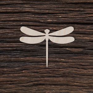 Wooden Dragonfly for Crafts and Decorations - Dragonfly Cut Out - Dragonfly Pendant - Dragonfly Magnet