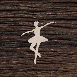 Wooden Dancing Ballerina for Crafts - Laser Cut - Home Decoration - Home Decor - ballerina birthday - ballerina party