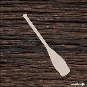 Wooden Oar Shape For Crafts And Decoration - Laser Cut -  Oar Wall Decor - Wood Oars - Wooden Oars - Unfinished Oar
