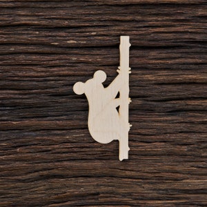 Wooden Koala Tree Shape For Crafts And Decoration - Laser Cut - Koala Bear - Koalas - Koala Gift - Koala Baby Shower