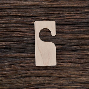 Séparateur de placard en bois pour travaux manuels et décoration - découpé au laser - séparateur de placard - penderie de bébé - placard de chambre d'enfant - accroche-porte en bois