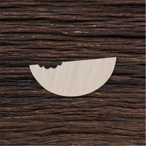 Wassermelone Scheibenform aus Holz zum Basteln und Dekorieren - Laser cut - Wassermelonenaussparen - Unfertiges Holzhandwerk - Wassermelone Party