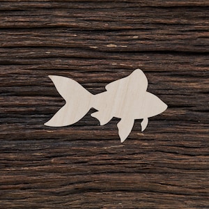 Wooden Fish for Crafts and Decorations - Fish Necklace - Fish Shape - Fish Magnet