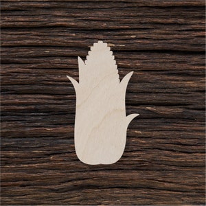 Wooden Corn Cob for Crafts and Decorations - Corn Earrings - Corn Cob Pin - Corn Cob Stud