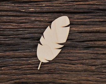 Hölzerne tropische Bananenblatt-Form für Handwerks-Dekoration - Laser-Schnitt - tropische Kunst - tropisches Partei-Dekor - Blatt-Wand-Kunst - Bananenblätter