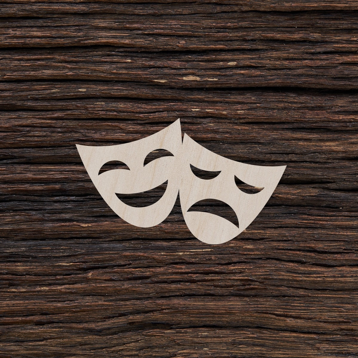 DRAMA Masks Make Your Own Pair of Comedy and Tragedy Paper Masks
