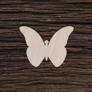 Drewniany latający motyl do rękodzieła i dekoracji - latający motyl - urok motyla - pusty motyl