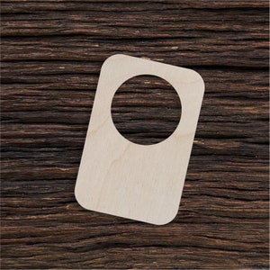 Wooden Wine Bottle Gift Tag Shape For Crafts And Decoration - Laser Cut - Wine Bottle Tag - Wine Bottle Tags - Gift Tag - Wine Tag