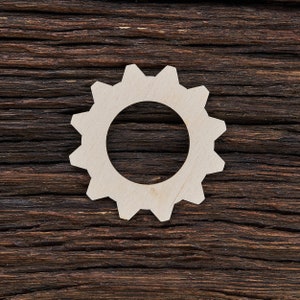 Wooden Steampunk Gear for Decoration - Laser Cut - Steampunk Gears - Wooden Cogwheel - Industrial Decor