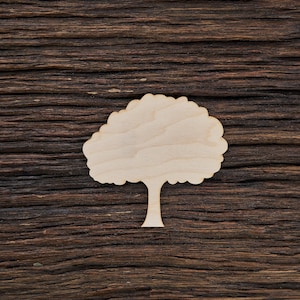 Wooden Tree Shape For Crafts And Decoration - Laser Cut - Blank Craft Shape - Wooden Tree - Wooden Shape - Wood Cutout