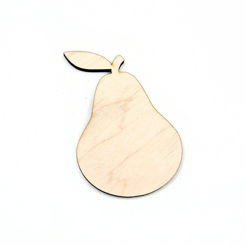 Forme de poire en bois pour l