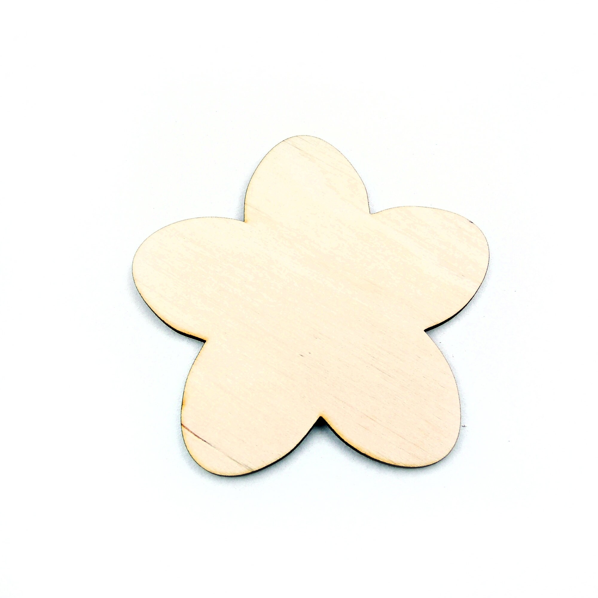 Wooden Flower Shape for Crafts and Decoration Laser Cut Etsy UK
