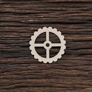 Wooden Steampunk Gear for Decoration - Laser Cut - Steampunk Gears - Wooden Cogwheel - Industrial Decor