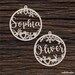 Wooden Personalized Christmas Bauble For Crafts And Decoration - Laser Cut - CHRISTMAS Pendants - Personalized Gift - Christmas decoration 