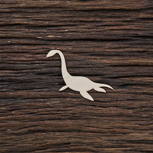 Wooden Water Dinosaur Shape For Crafts And Decoration - Laser Cut - Plesiosaur - Mosasaur - Dinosaur - Dinosaur Party