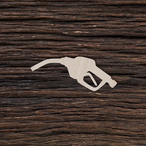 Wooden Gas Pump for Crafts and Decorations - Gas Pump Magnet - Gas Pump Necklace - Gas Pump Shape