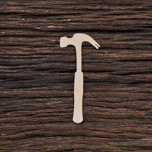 Wooden Hammer Shape For Crafts And Decoration - Laser Cut - Tool Hammer - Nail Hammer -  Hammer - Wooden Sign Hammer
