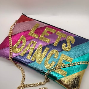 Personalise your own rainbow bag with your choice of lettering