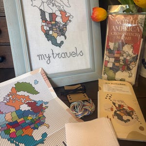 PDF North America Cross Stitch Map PATTERN