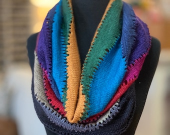 PDF Mini Adventure Cowl Knitting Pattern