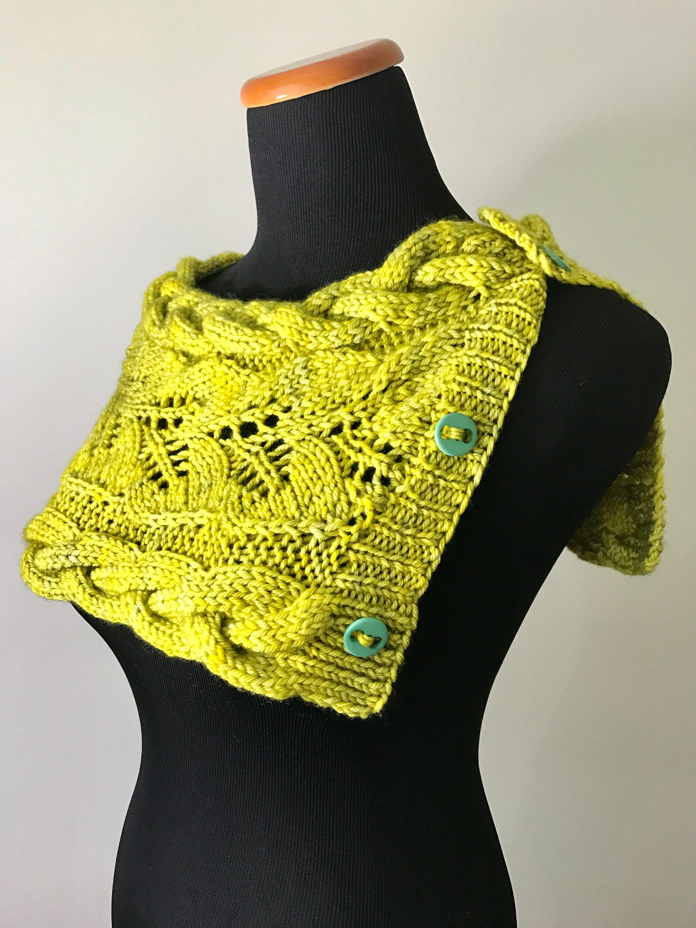 PDF Charlie Combustible Cowl Knitting Pattern: Lace and Chunky Cables ...