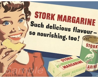 Advertising ephemera Stork Margarine quiz book