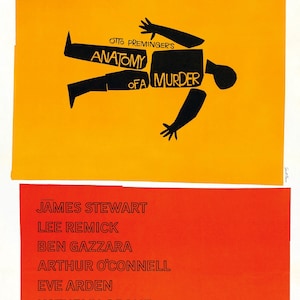 Anatomy of a Murder Movie Poster Print