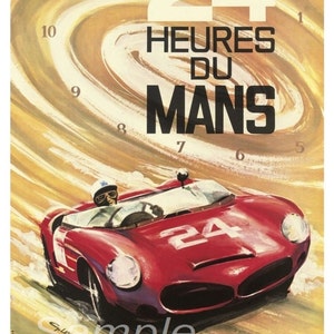 Vintage Le Mans Racing 1963 Posterdruck