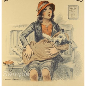 Póster vintage KA02 Sé amable con los animales
