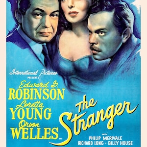 1946 The Stranger Movie Poster Print