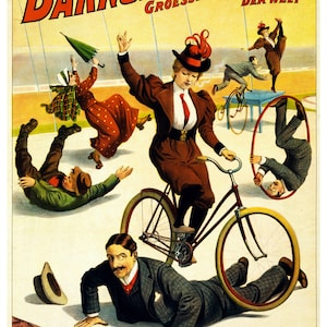BB02 Vintage Barnum and Bailey Zirkus Werbeposter Print