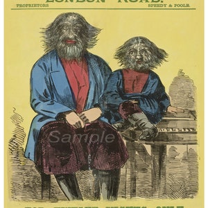 Vintage Freak Show South London Advertising Poster Print