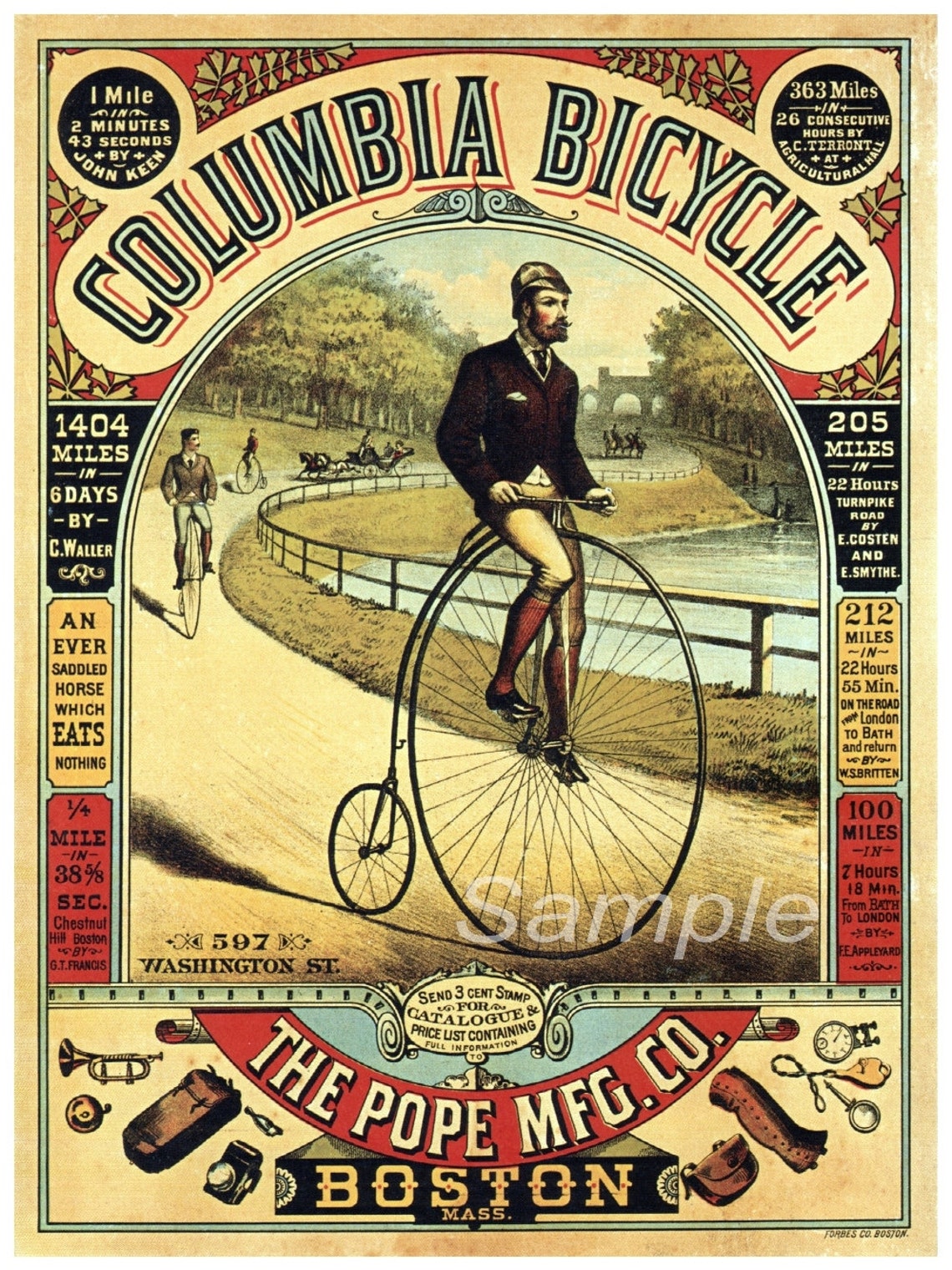 old penny farthing